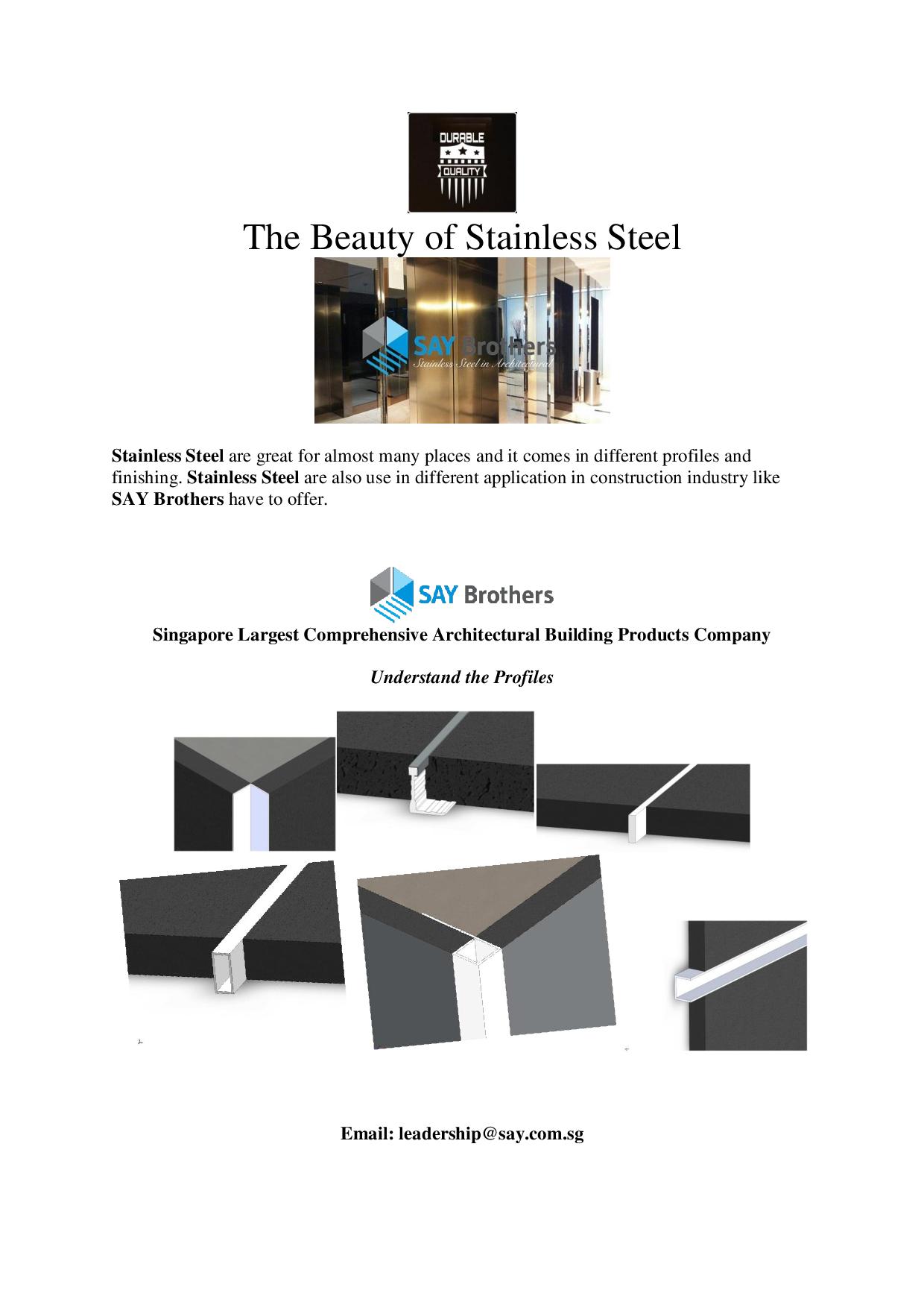 Stainless Steel Products