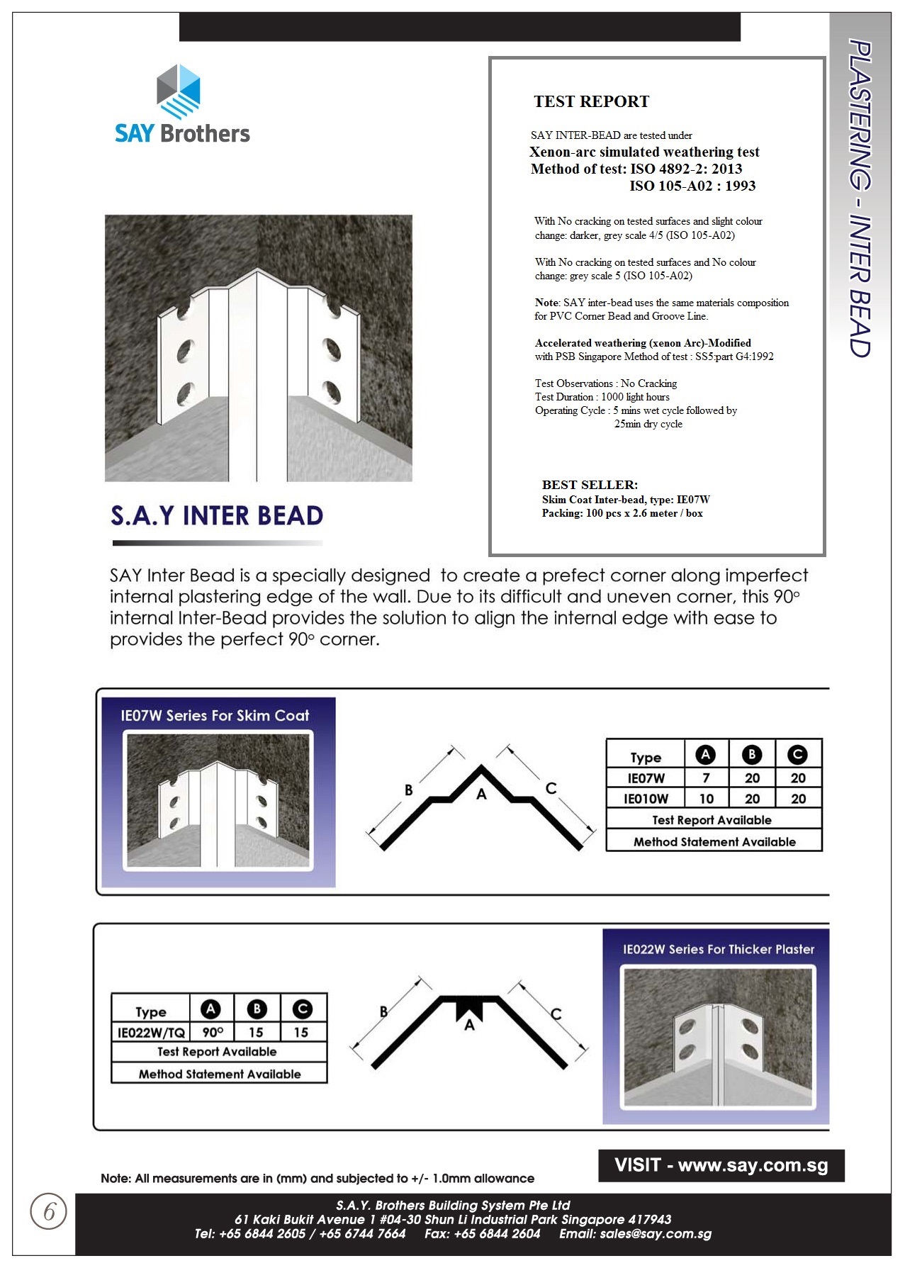 Inter Bead IE07W