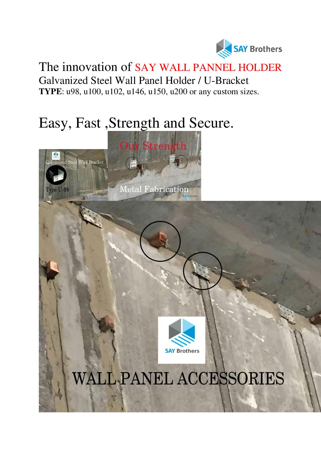 Wall Panel Holder