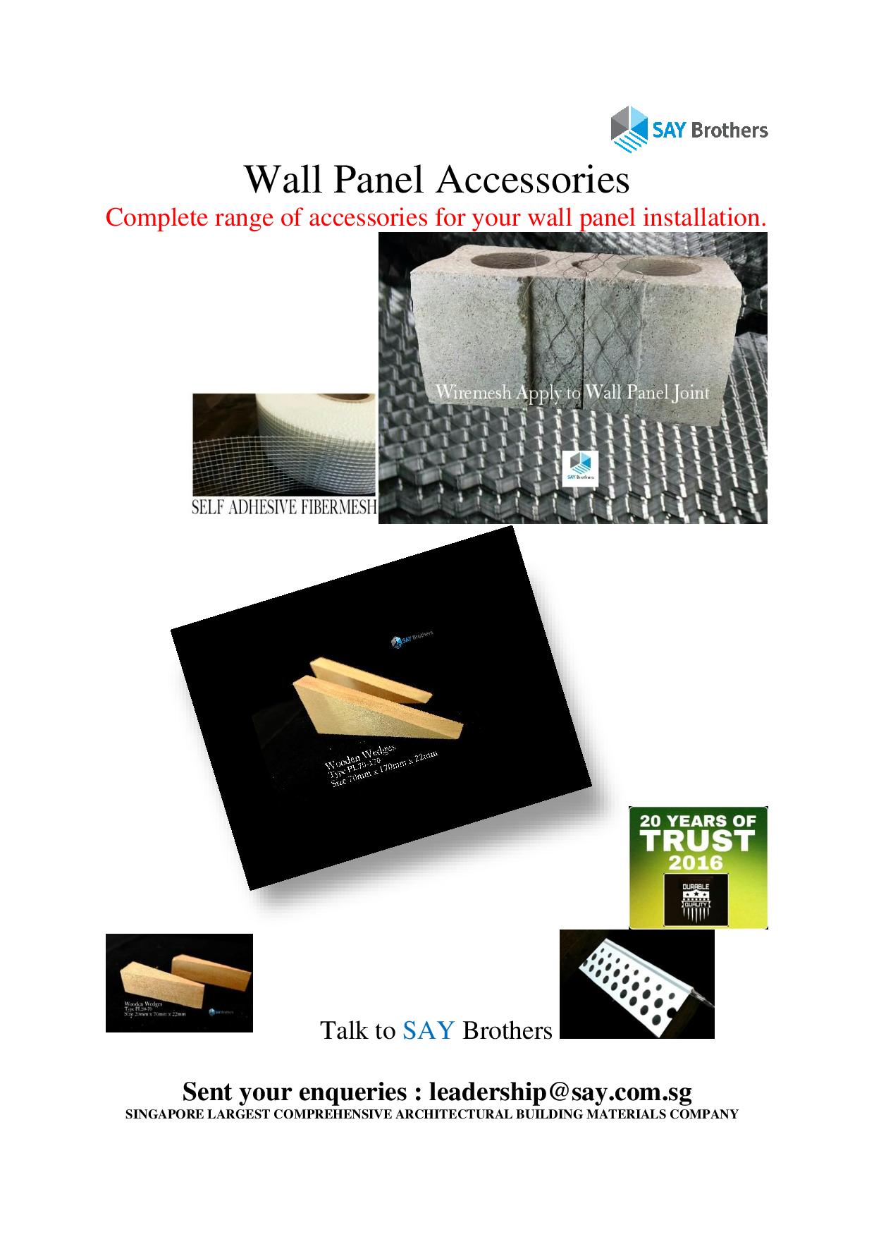 Wall Panel Holder
